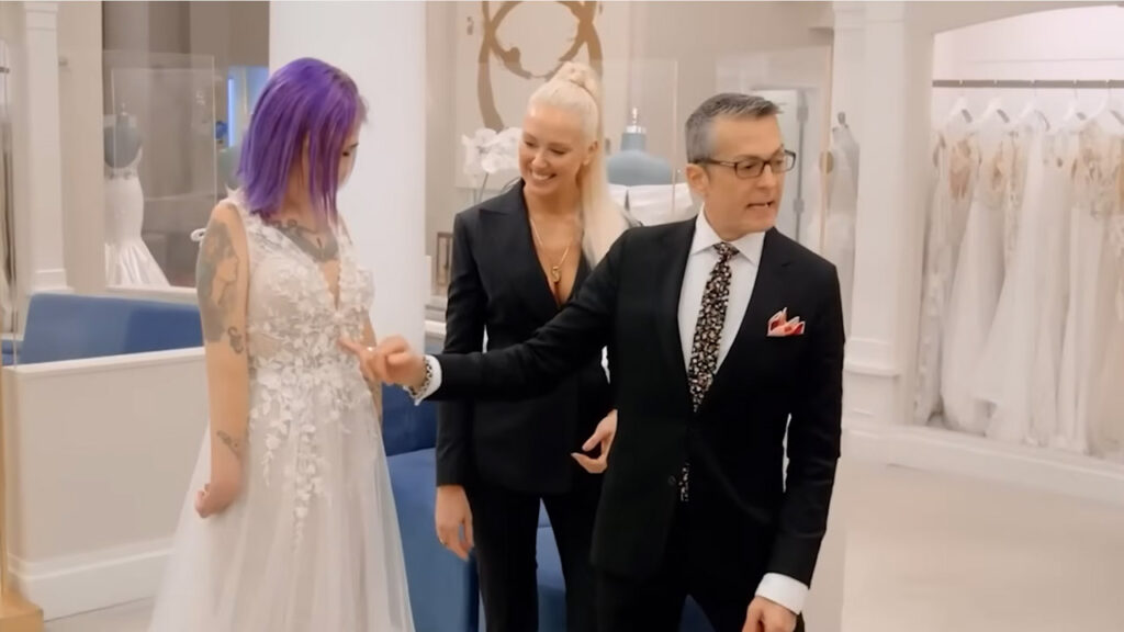 Bride Ashley with arthrogryposis finds her dream designer wedding dress