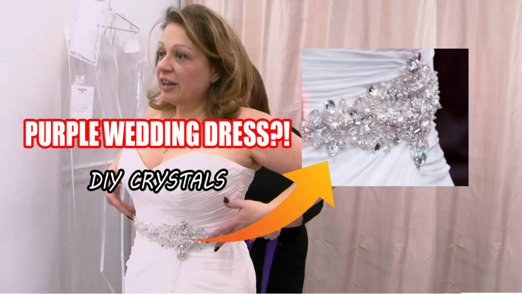Beautiful mature bride Valentina shopping for second wedding dresses.