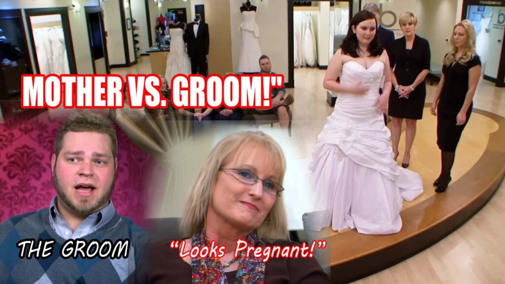 Toxic mother and controlling groom battling over a designer wedding dress.